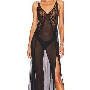 Free People Current Obsession Maxi Slip Dress